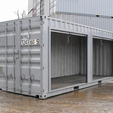 Contenedor de Almacenamiento de 20 Pies Con Puertas Enrollables