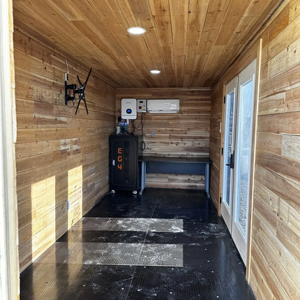 Contenedor de 20 pies oficina solar off grid