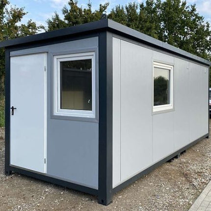 Contenedor Habitable 6x2.40m con WC Ducha y Cocina