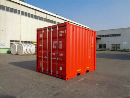 Contenedor maritimo 10 pies rojo – nuevo
