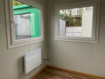 Contenedor Oficina 4x2.40m Jardín y Uso Privado